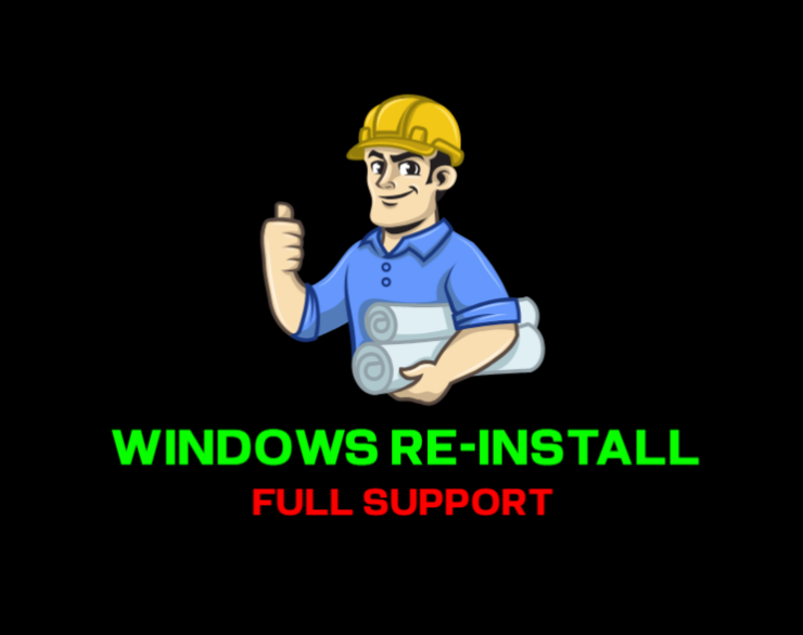 WINDOWS RE-INSTALL SUPPORT